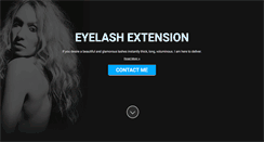 Desktop Screenshot of eyelashextensionbyvictoria.com